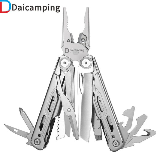 14-in-1 Tactical Multi-Tool Pliers – Stainless Steel EDC Survival Gear