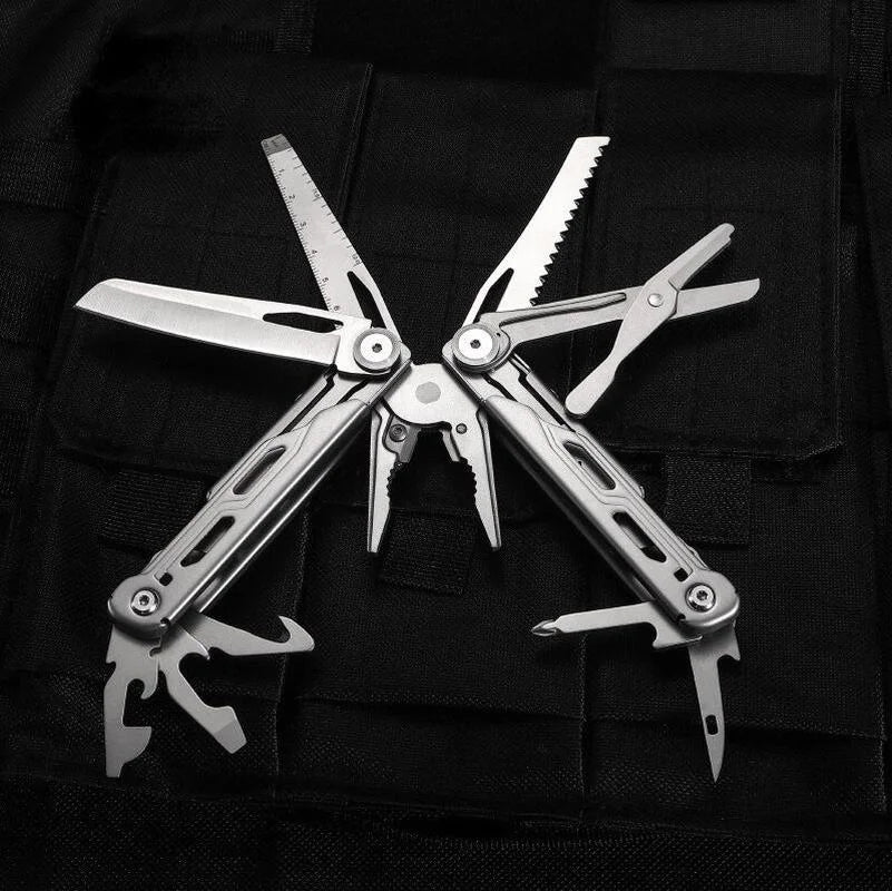 14-in-1 Tactical Multi-Tool Pliers – Stainless Steel EDC Survival Gear