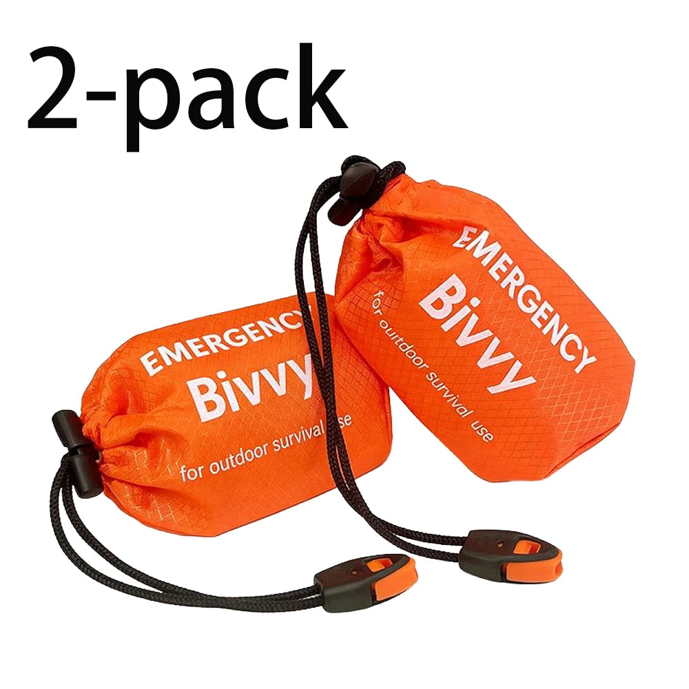 Emergency Bivvy Sack – Thermal Mylar Survival Sleeping Bag | Waterproof & Windproof