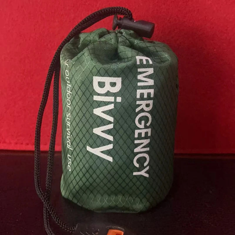 Emergency Bivvy Sack – Thermal Mylar Survival Sleeping Bag | Waterproof & Windproof