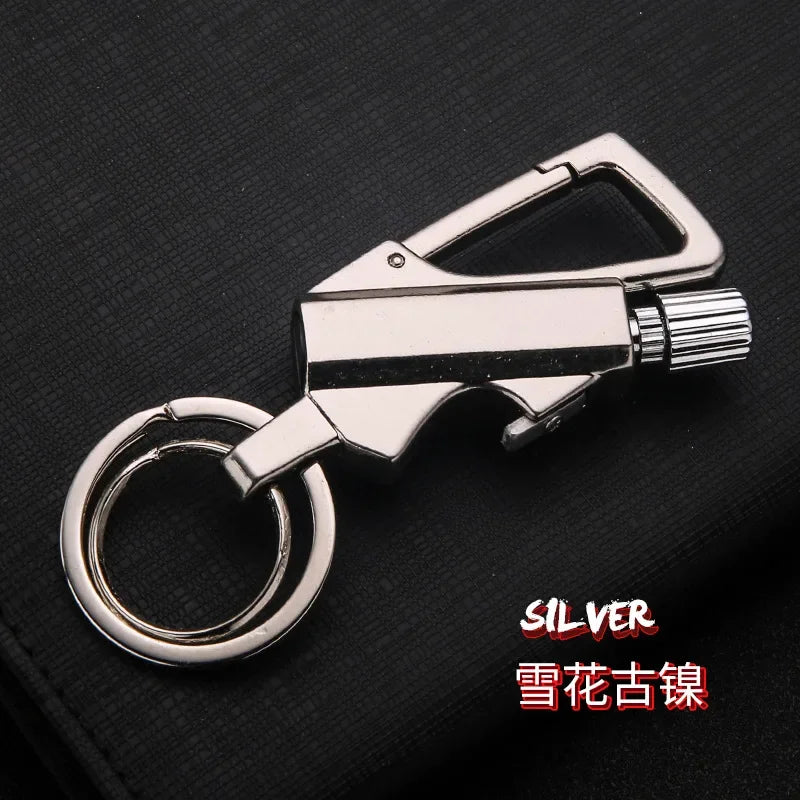 EDC Keychain Lighter – Portable Metal Camping Fire Starter