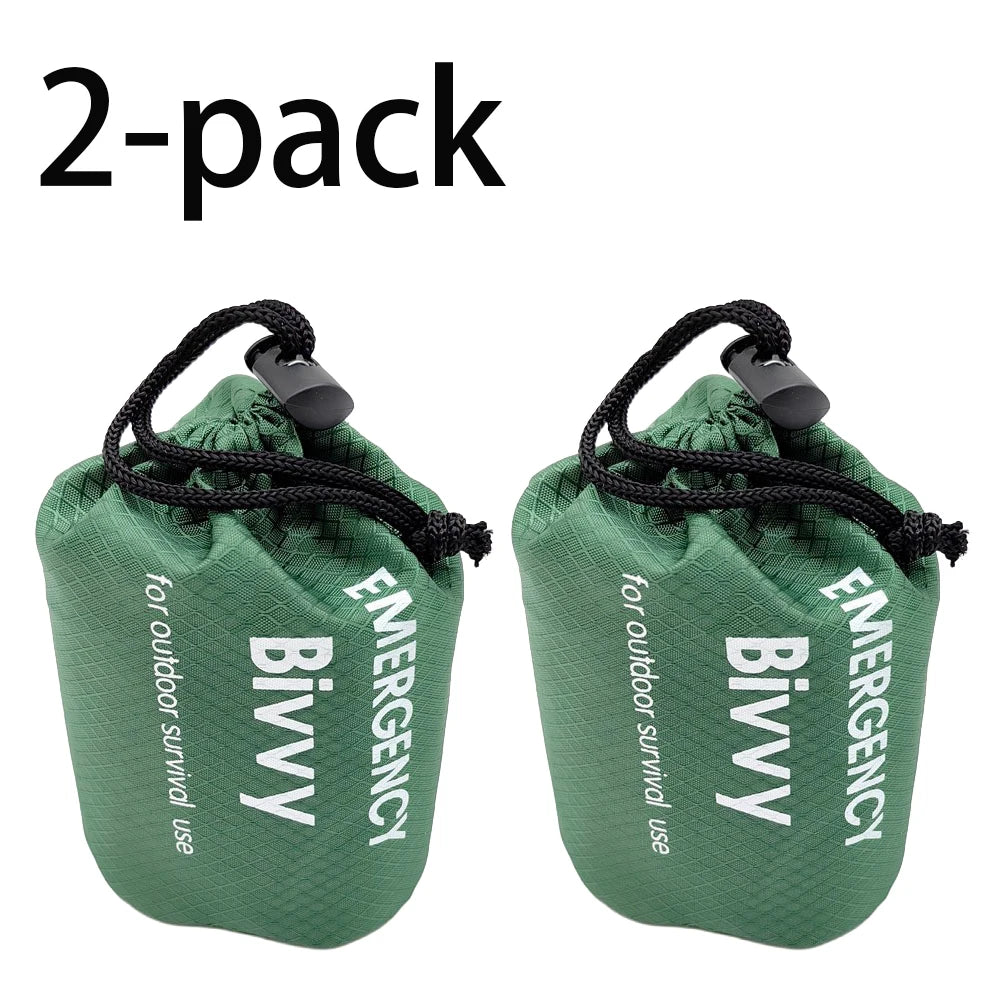 Emergency Bivvy Sack – Thermal Mylar Survival Sleeping Bag | Waterproof & Windproof