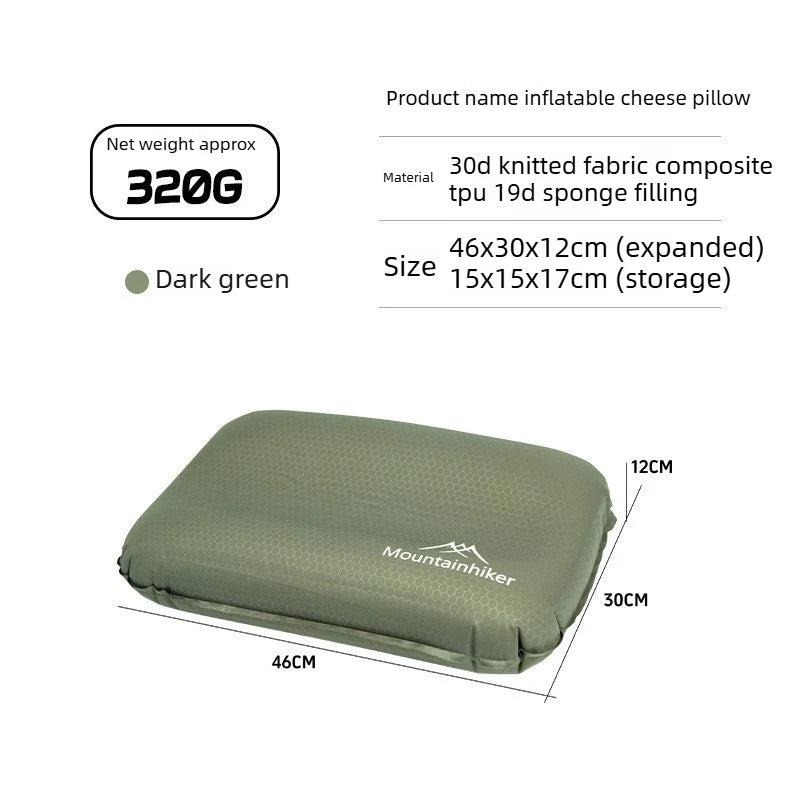Ultralight Self-Inflating Camping Pillow – Compact Travel & Backpacking Pillow