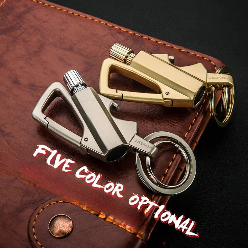 EDC Keychain Lighter – Portable Metal Camping Fire Starter