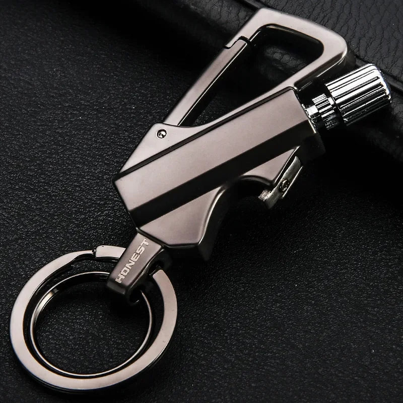 EDC Keychain Lighter – Portable Metal Camping Fire Starter