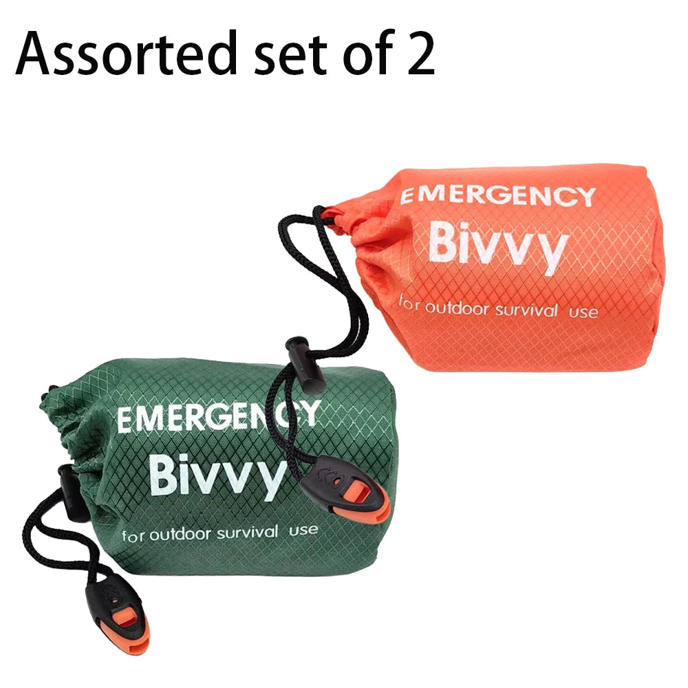 Emergency Bivvy Sack – Thermal Mylar Survival Sleeping Bag | Waterproof & Windproof