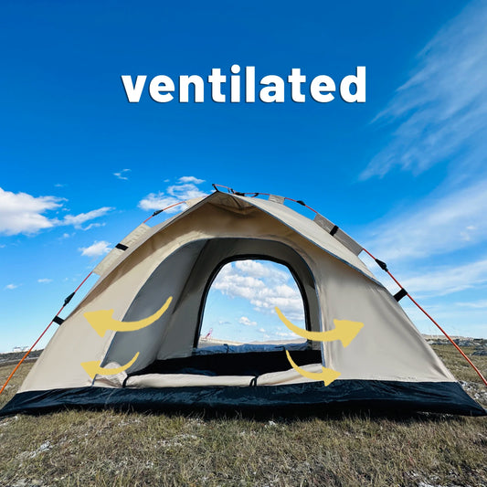 Auto Pop-Up Camping Tent – 4 Person Waterproof Outdoor Shelter