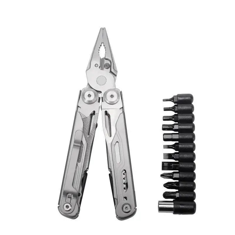 14-in-1 Tactical Multi-Tool Pliers – Stainless Steel EDC Survival Gear