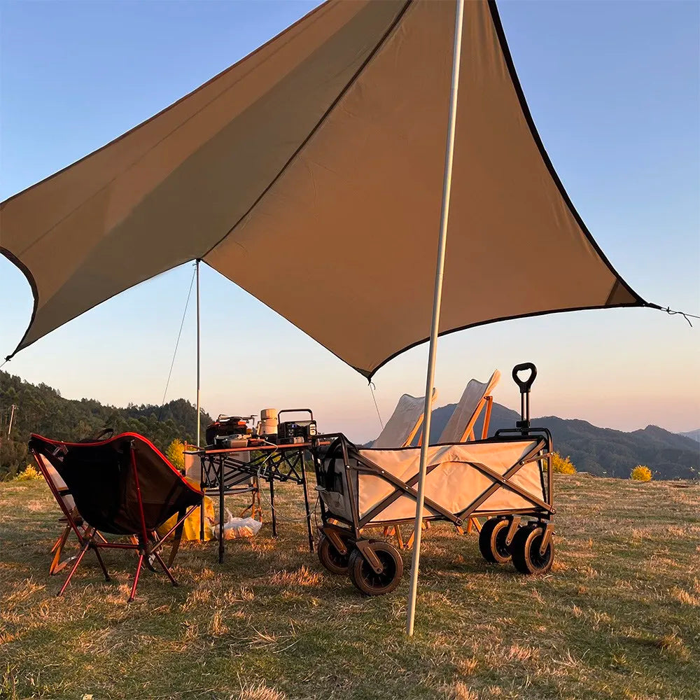 Waterproof Camping Tarp Shelter – 3x4M Lightweight Rain Fly Canopy