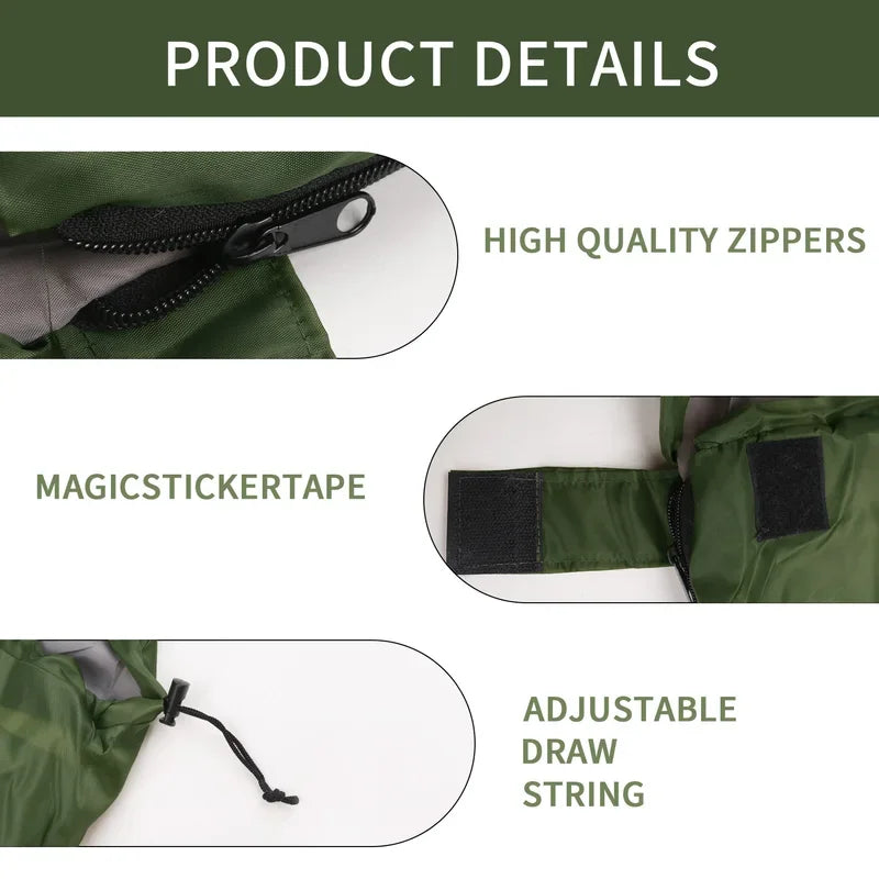 3-Season Envelope Sleeping Bag – Lightweight Camping & Backpacking Sleep System