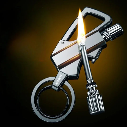 EDC Keychain Lighter – Portable Metal Camping Fire Starter