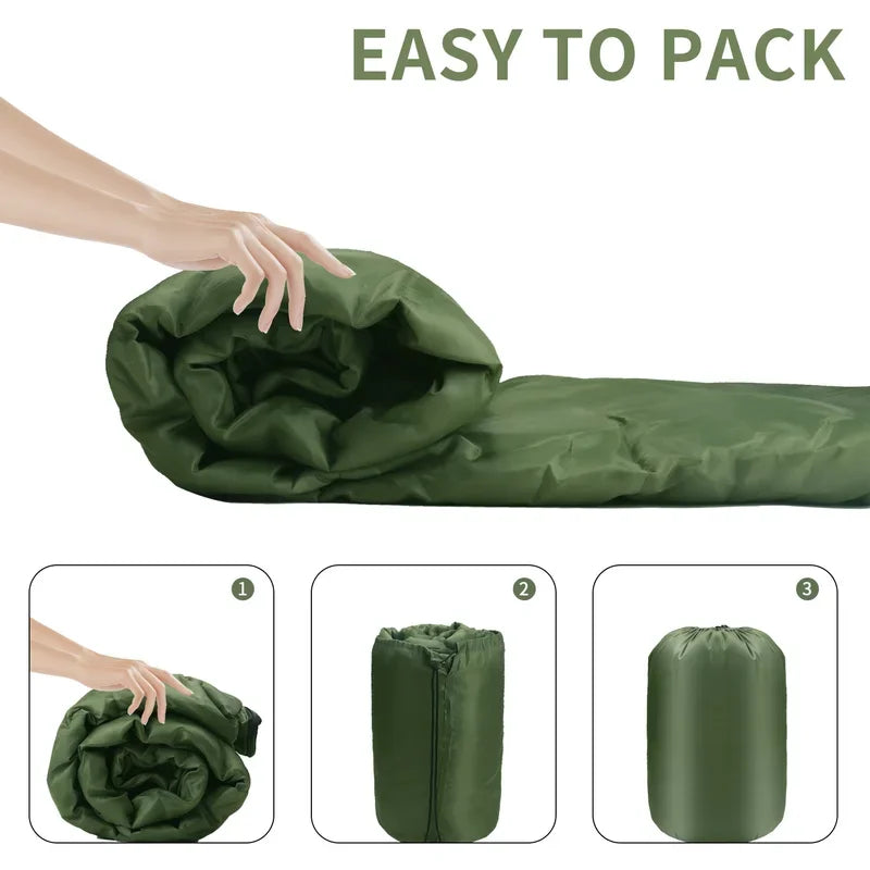 3-Season Envelope Sleeping Bag – Lightweight Camping & Backpacking Sleep System