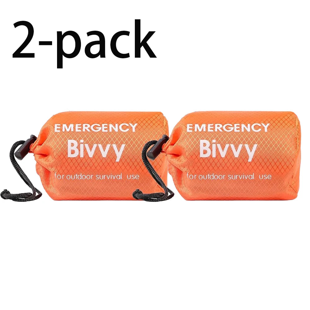 Emergency Bivvy Sack – Thermal Mylar Survival Sleeping Bag | Waterproof & Windproof