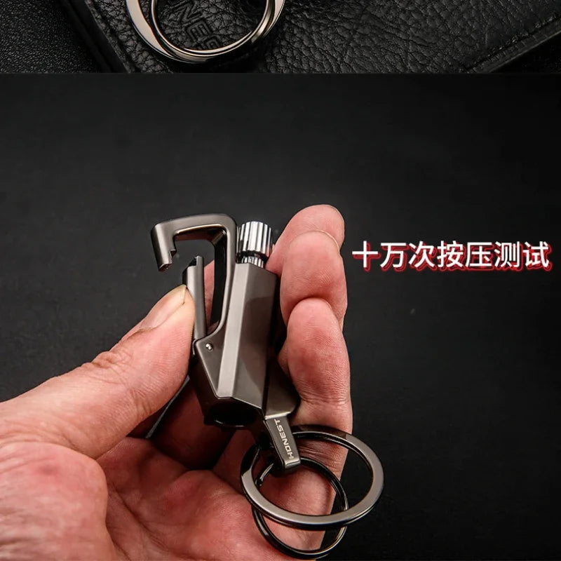 EDC Keychain Lighter – Portable Metal Camping Fire Starter