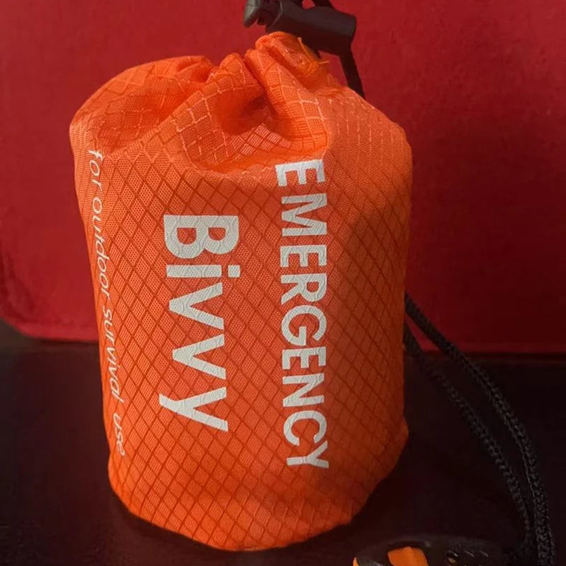 Emergency Bivvy Sack – Thermal Mylar Survival Sleeping Bag | Waterproof & Windproof