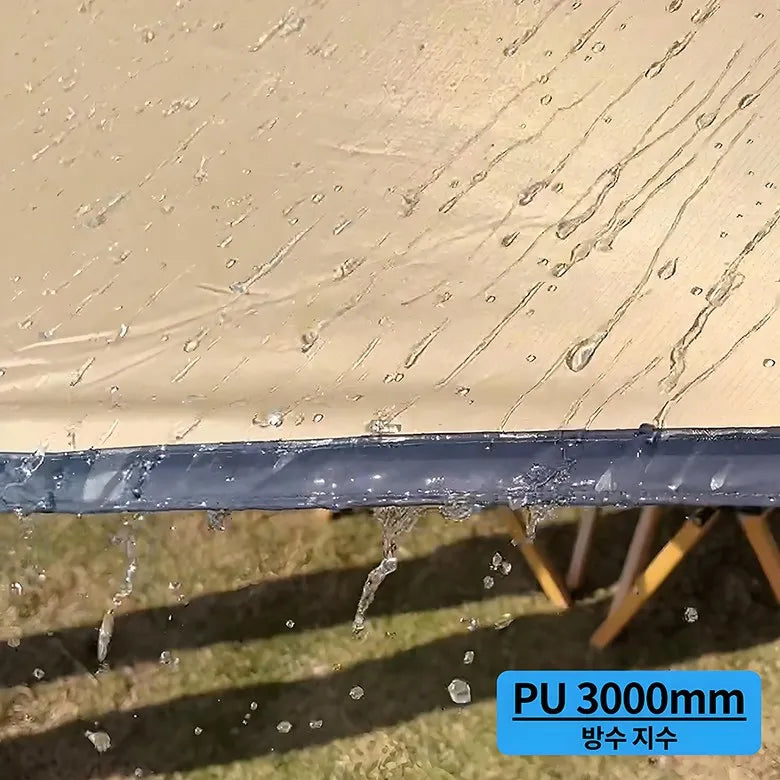 Waterproof Camping Tarp Shelter – 3x4M Lightweight Rain Fly Canopy