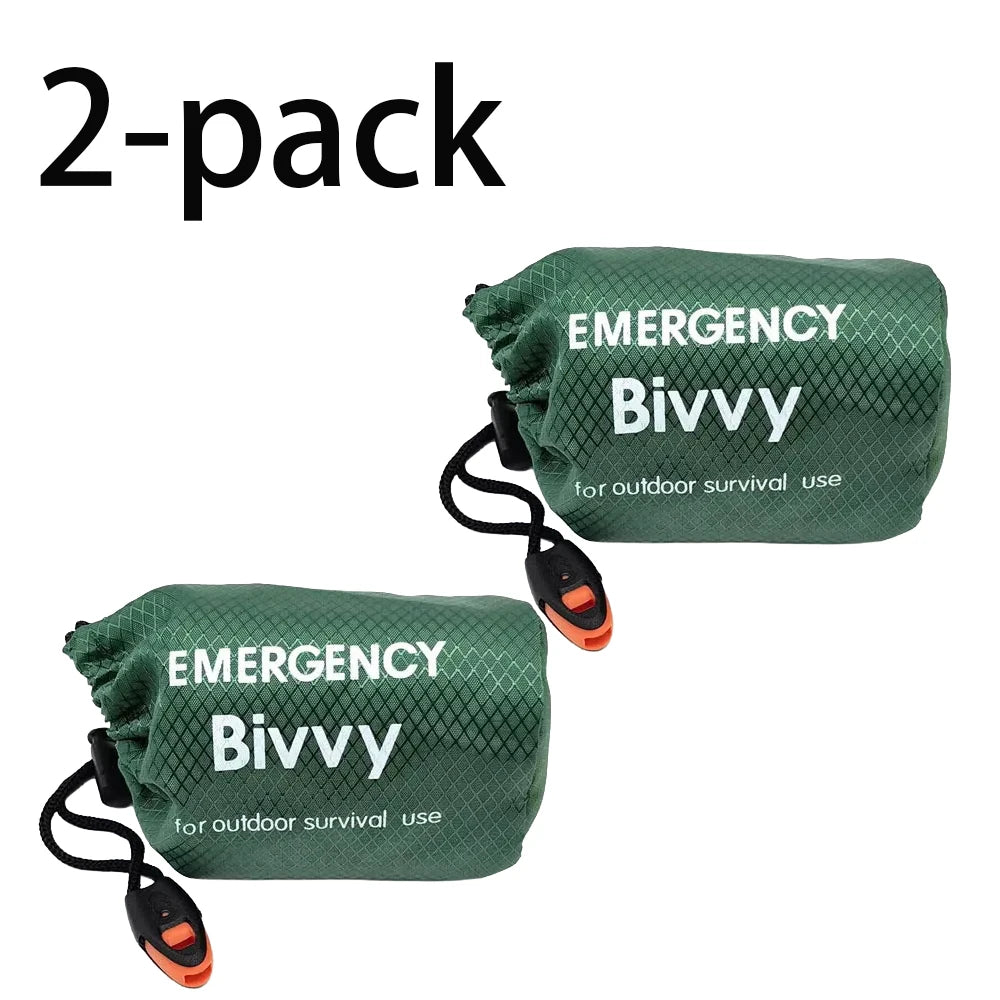 Emergency Bivvy Sack – Thermal Mylar Survival Sleeping Bag | Waterproof & Windproof