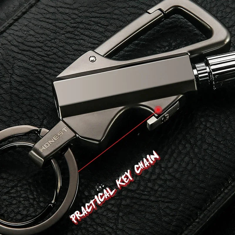 EDC Keychain Lighter – Portable Metal Camping Fire Starter