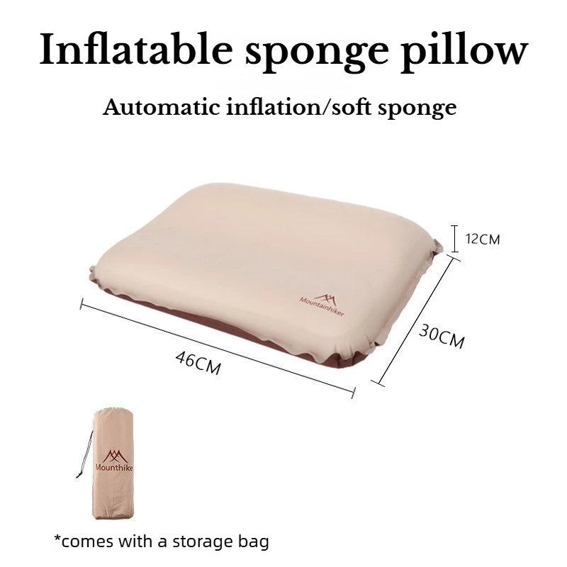 Ultralight Self-Inflating Camping Pillow – Compact Travel & Backpacking Pillow